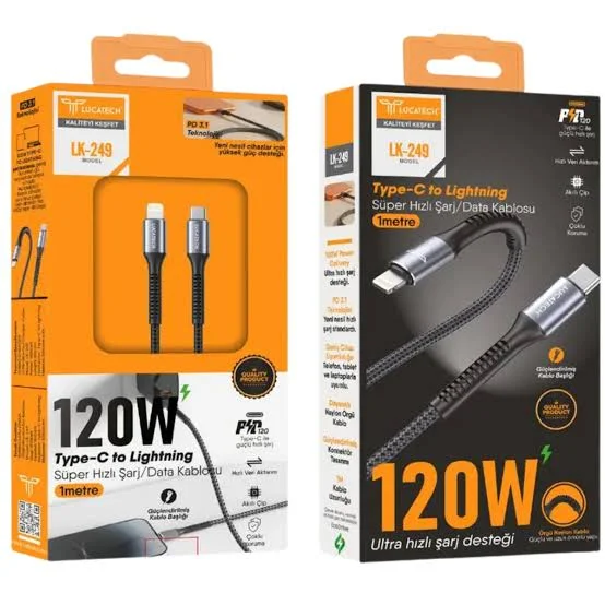 LUCATECH LK-224 USB to Micro USB Şarj ve Veri Aktarım Kablosu