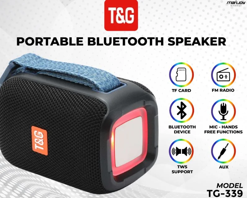 T&G TG-339 Bluetooth Kablosuz Taşınabilir Hoparlör